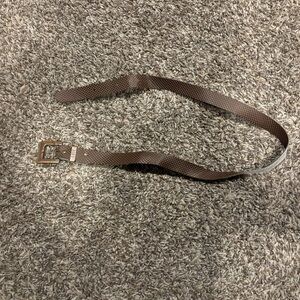 Women’s Chic Brown Textured Belt